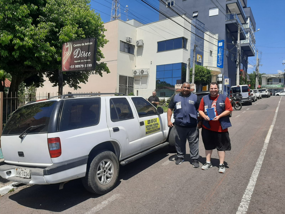 Supervisores do IBGE fazem a verificação do Censo em Bom Princípio
