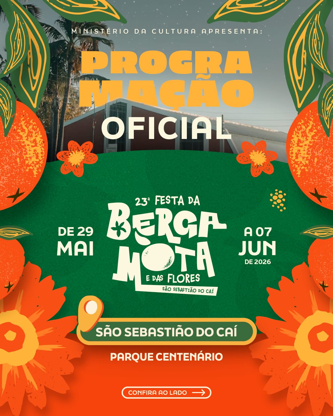 Anunciada toda a programação da 23ª Festa da Bergamota e das Flores