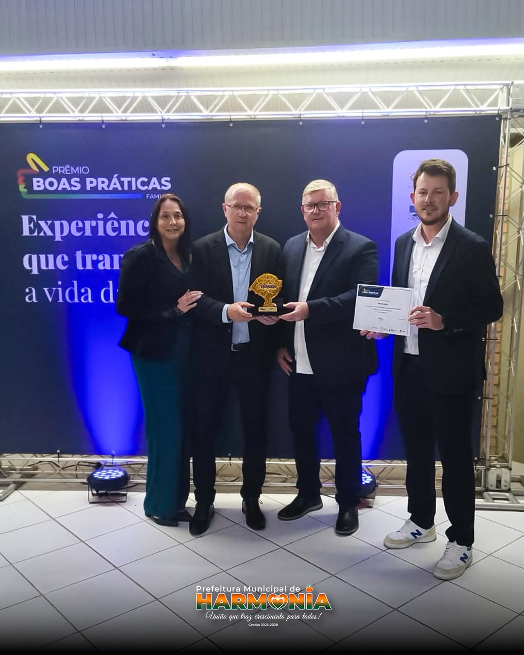 Prêmio Boas Práticas na Gestão Pública: Harmonia obtém o 1º lugar na categoria Desenvolvimento Rural