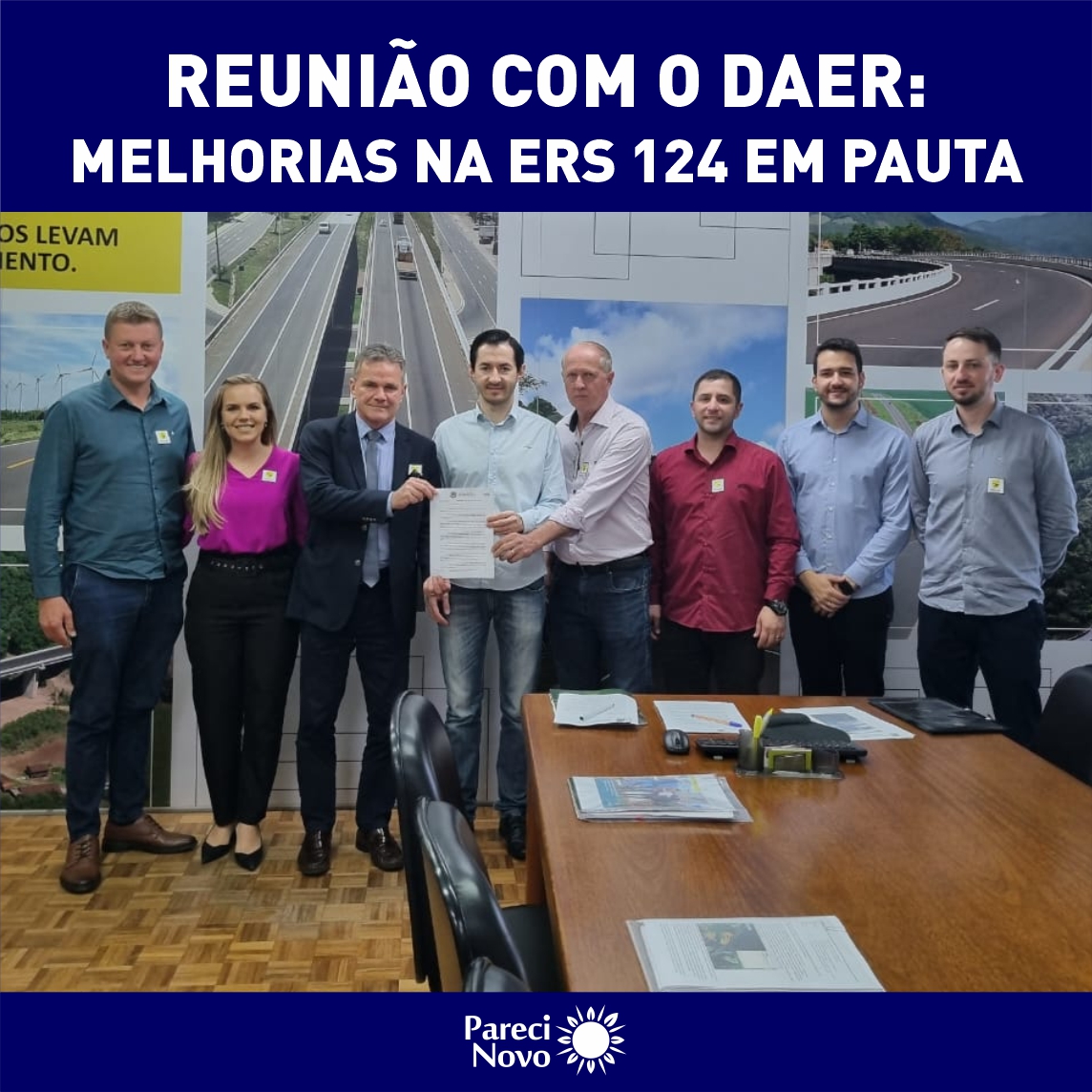 Melhorias na ERS 124 em pauta 