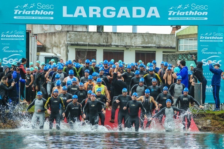 Etapa gaúcha do Sesc Triathlon 2018 recebe inscrições