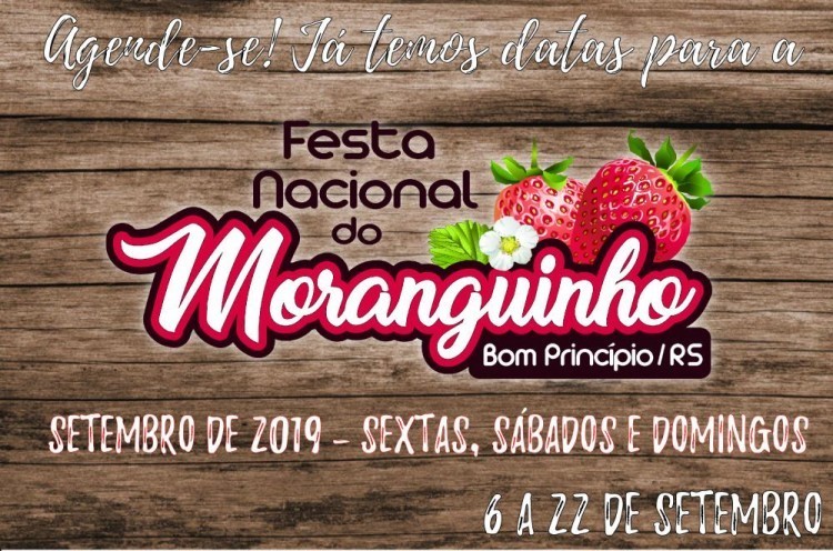 Festa do Moranguinho já tem data para 2019