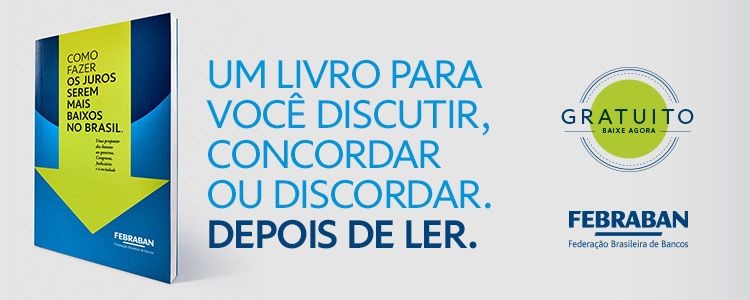 Febraban lança livro com propostas para reduzir juros
