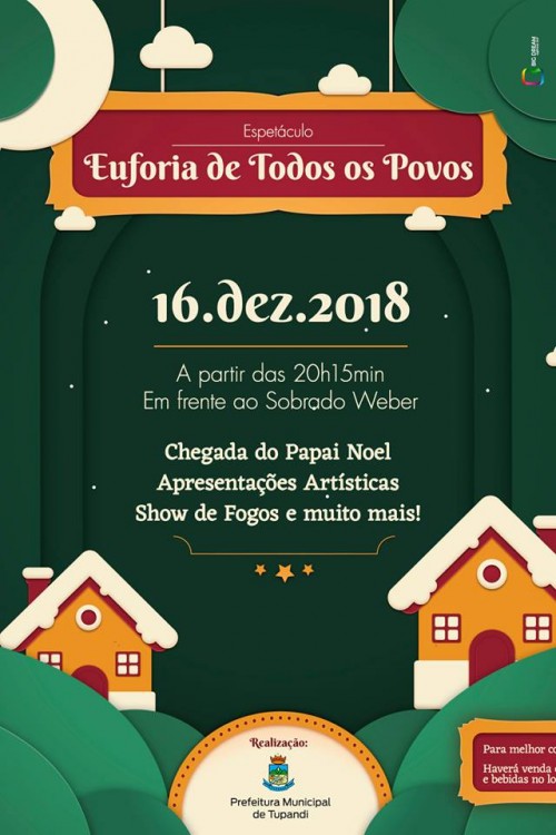 Programação natalina de Tupandi acontece no domingo