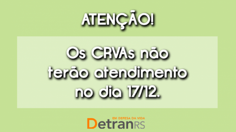 Registro de veículos estará suspenso nesta segunda-feira no RS