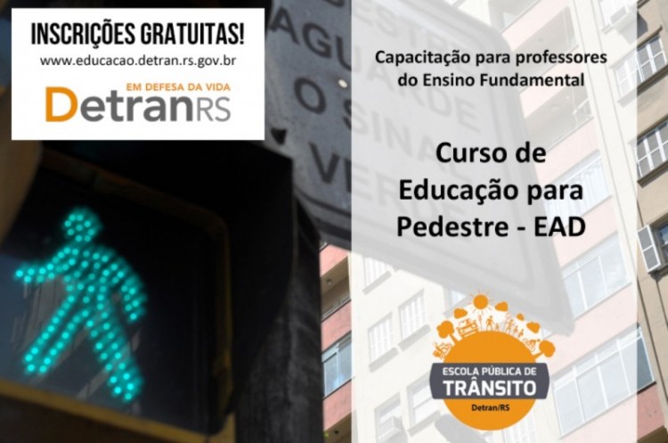 Últimos dias para inscrição no Curso de Educação para Pedestre