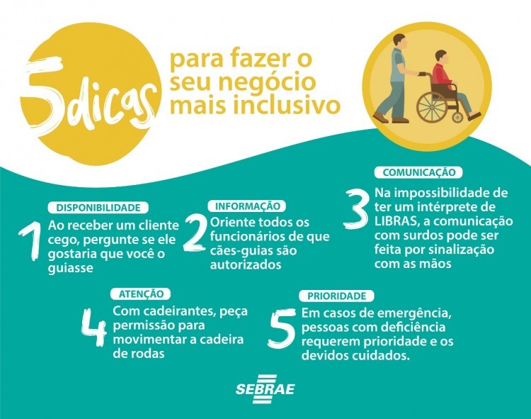 Sebrae dá dicas para fazer o seu negócio mais inclusivo