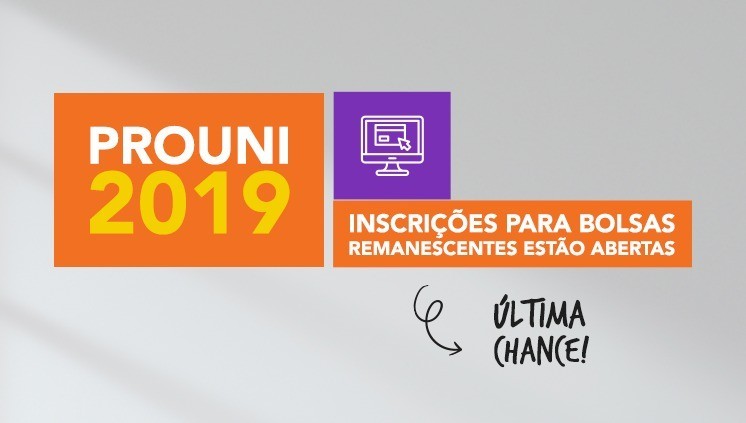 Programa abre inscrições para bolsas remanescentes do ProUni