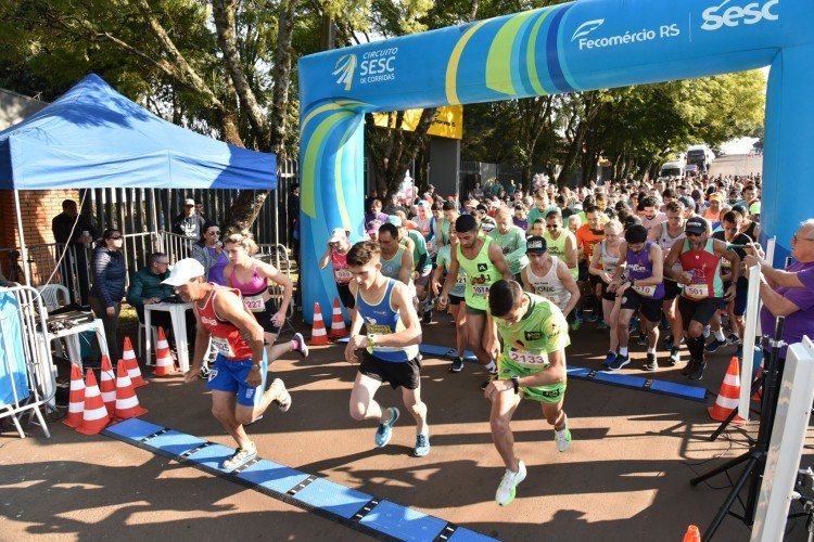 Circuito Sesc de Corridas movimenta atletas em todo o RS
