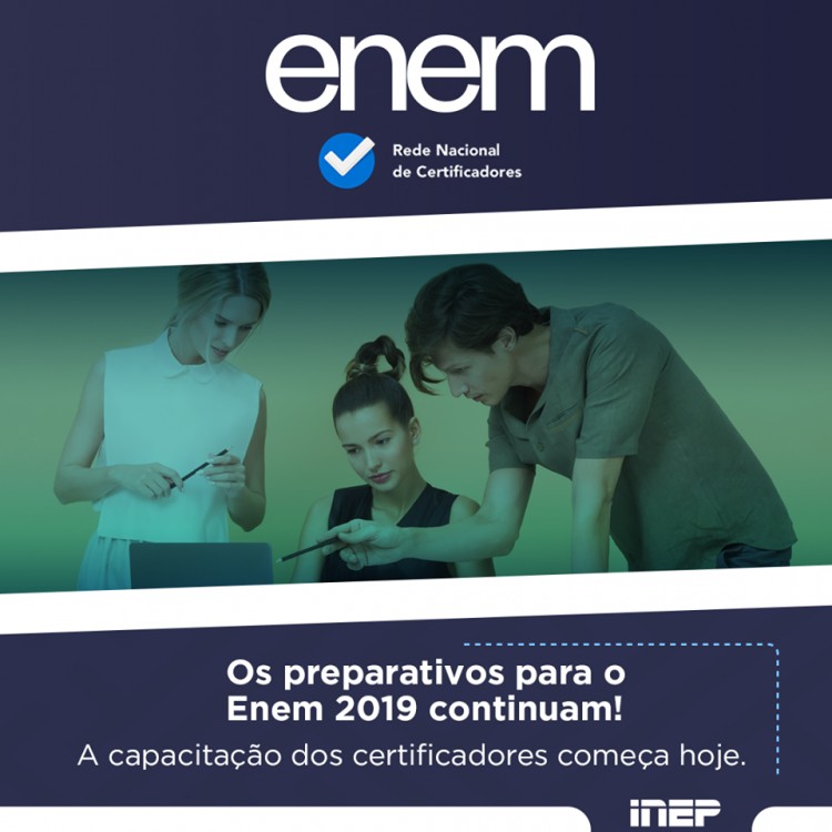 Candidatos a certificadores do Enem passam por capacitação