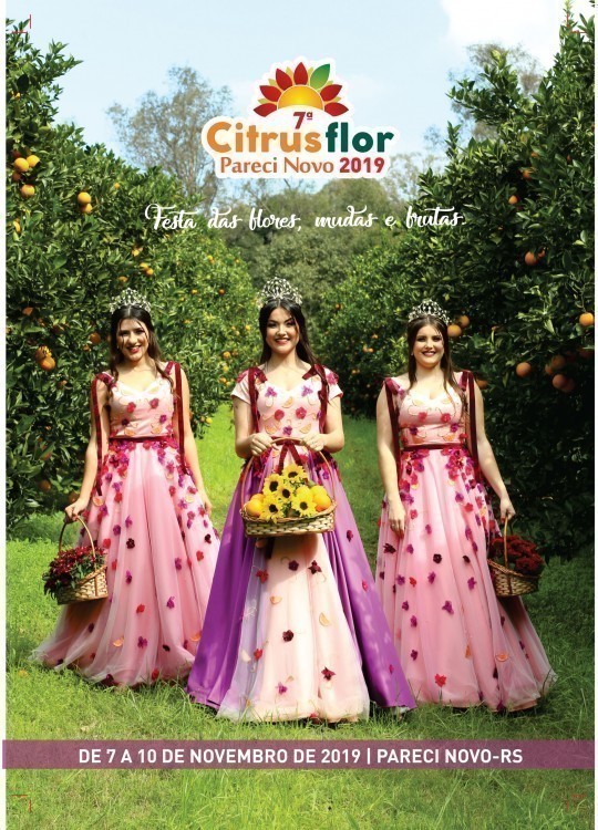 7ª Citrusflor movimenta Pareci Novo em novembro