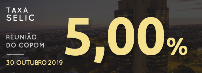 Copom reduz juros básicos para 5% ao ano, o menor nível da história
