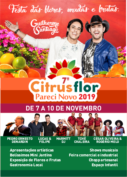 Faltam poucos dias para o início da 7ª Citrusflor