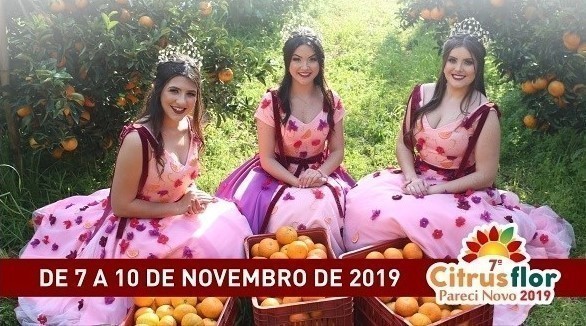 Pareci Novo vive a 7ª Citrusflor - Festa das Flores, Mudas e Frutas