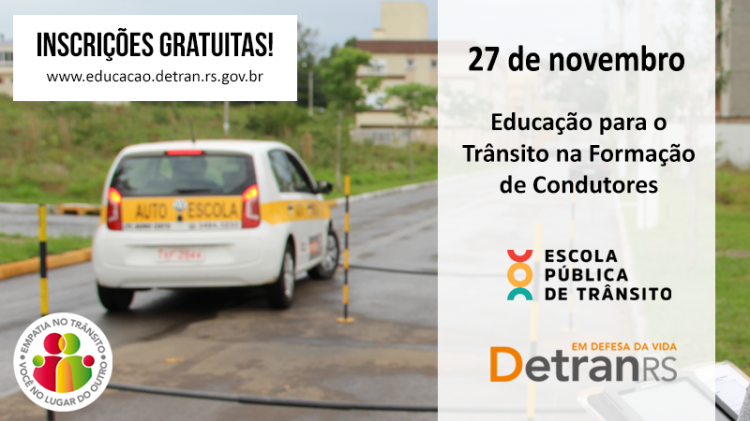 Curso presencial sobre trânsito recebe inscrições