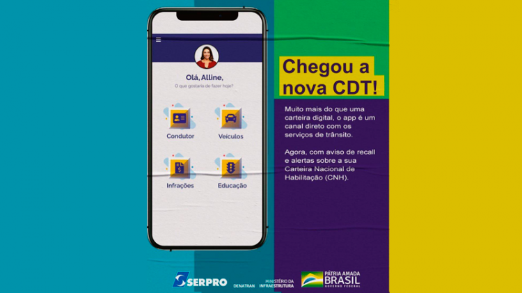 Carteira Digital de Trânsito vai incluir notificações de vencimento da CNH e recall
