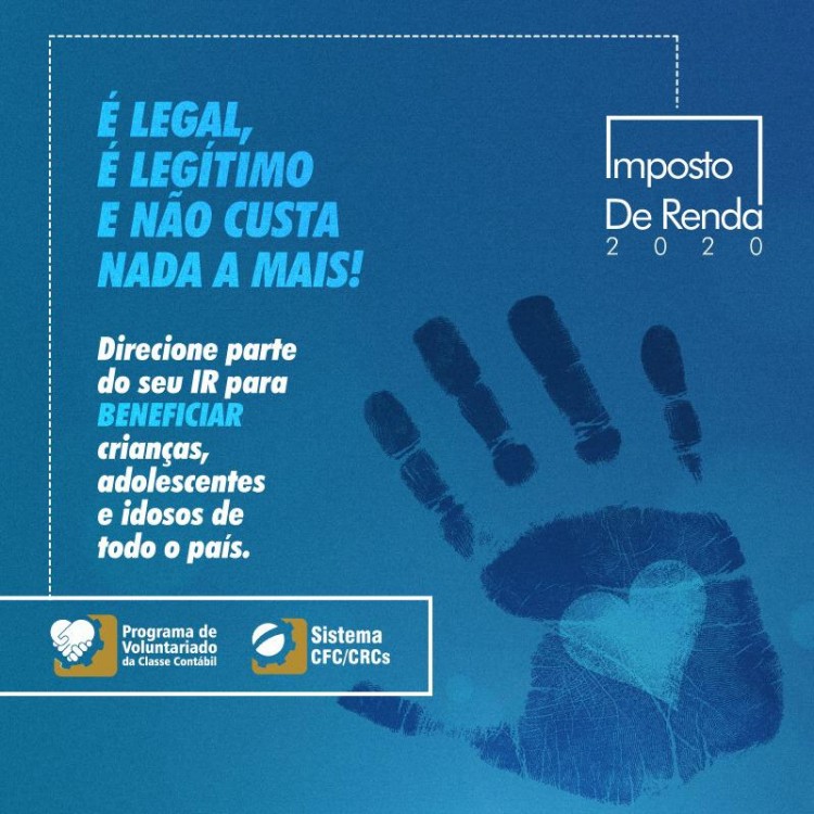 Parte do Imposto de Renda pode contemplar ações sociais