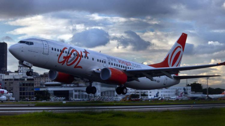 Avião da Gol com internet chega ao Brasil
