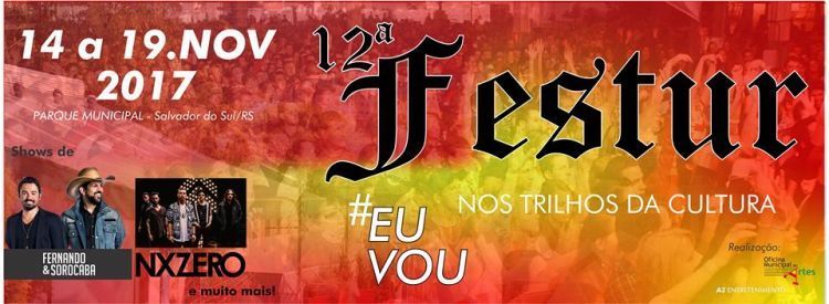 Comissão da 12ª Festur aposta em 50% de participação local na festa.