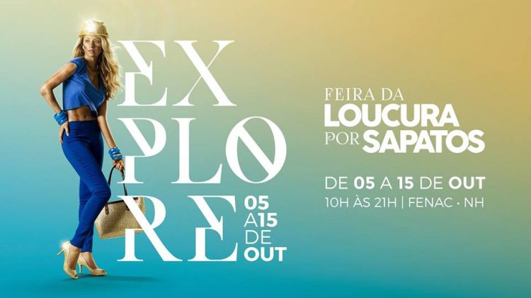 Outubro inicia com Feira da Loucura por Sapatos na Fenac, em Novo Hamburgo