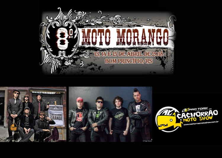 Moto Morango terá como principal atração musical a banda gaúcha Cachorro Grande