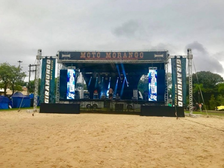 Tudo pronto para o Moto Morango