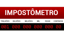 Impostômetro chega a R$ 1 trilhão de tributos