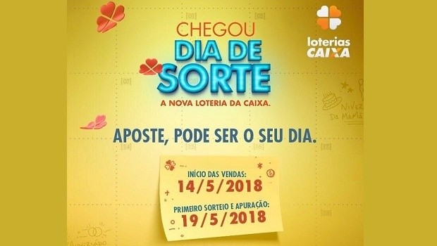 Caixa lança nova modalidade de loteria, o Dia de Sorte