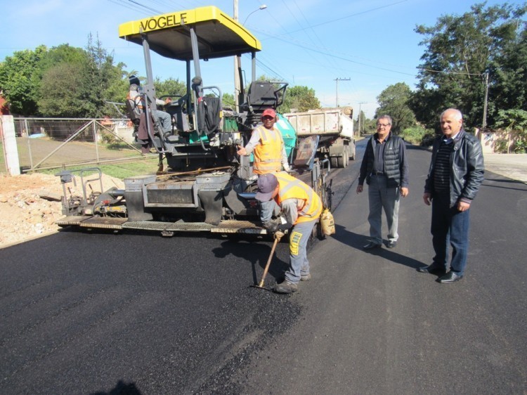 Concluído o asfalto entre Caí e Hortêncio